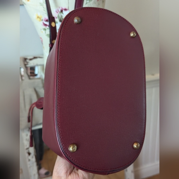 Cartier Red Must de Cartier Leather bucket Draw string bag - Picture 9 of 11